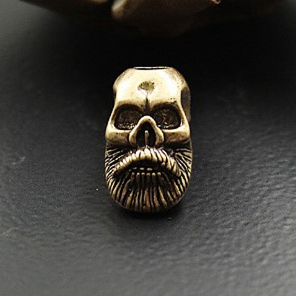 

PandaHall Brass Beads, Skull, Raw(Unplated), 22x11x14mm Brass Skull