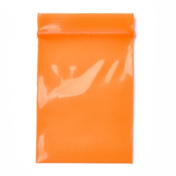 

PandaHall Solid Color PE Zip Lock Bags, Resealable Small Jewelry Storage Bags, Self Seal Bag, Top Seal, Rectangle, Orange, 6.3x4cm(±1~3mm)...