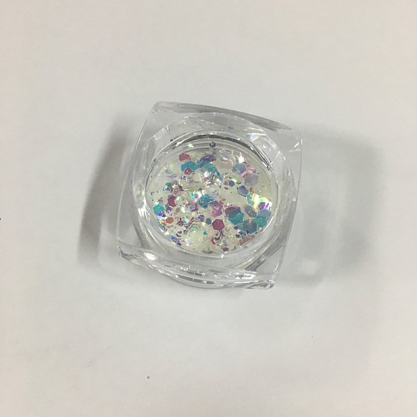 

PandaHall Shiny Nail Art Decoration Accessories, with Glitter Powder and Sequins, DIY Sparkly Paillette Tips Nail, Mixed Shapes, Orchid..., Purple