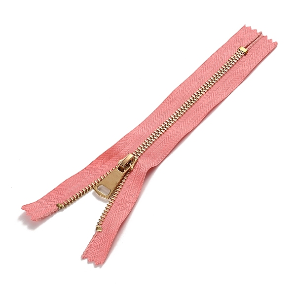 

PandaHall Garment Accessories, Nylon Closed-end Zipper, Zip-fastener Components, Light Coral, 225x33x2.5mm Nylon Red