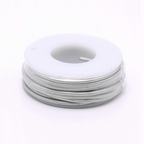 

PandaHall Matte Round Aluminum Wire, with Spool, Silver, 12 Gauge, 2mm, 5.8m/roll Aluminum Round Silver