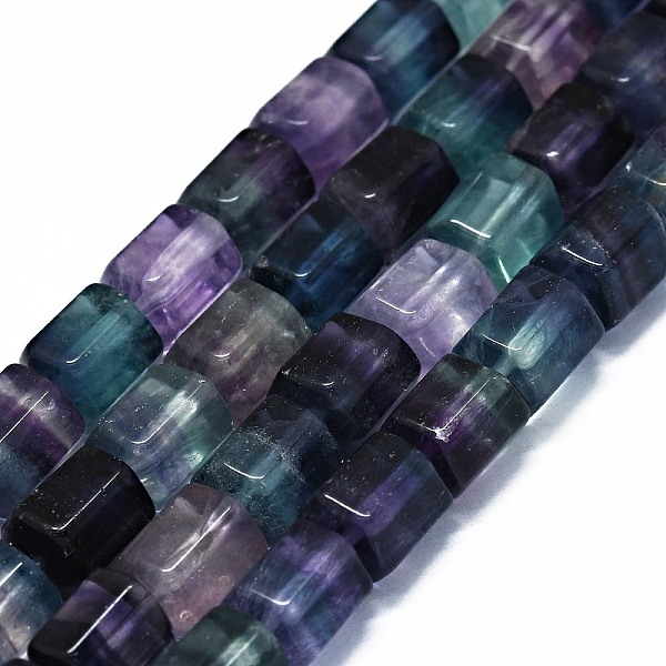 

PandaHall Natural Fluorite Beads Strands, Hexagonal Prisms, 10x9x8mm, Hole: 0.8mm, about 38pcs/strand, 15.16 inch(38.5cm) Fluorite Hexagon