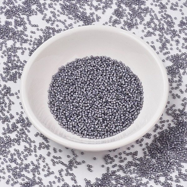 

PandaHall MIYUKI Delica Beads, Cylinder, Japanese Seed Beads, 11/0, (DB1789) White Lined Amethyst AB, 1.3x1.6mm, Hole: 0.8mm, about..., Purple