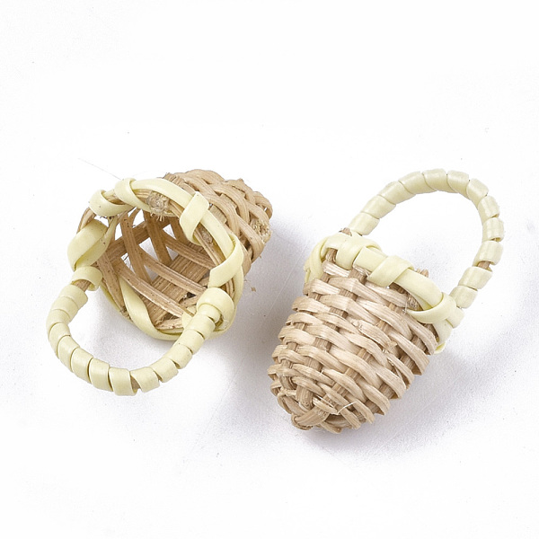Handmade Reed Cane/Rattan Woven Pendants