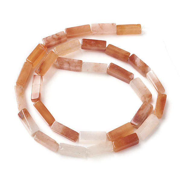 

PandaHall Natural Red Jasper Beads Strands, Cuboid, 13~14x4~4.5x4~4.5mm, Hole: 1.2mm, about 30pcs/strand, 16 inch(40cm) Other Jade Cuboid