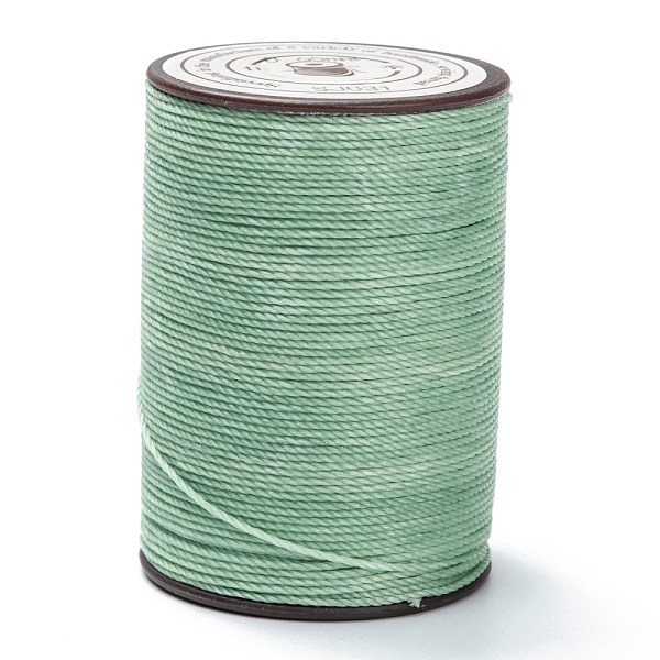 

PandaHall Round Waxed Polyester Thread String, Micro Macrame Cord, Twisted Cord, for Leather Sewing Stitching, Dark Sea Green, 0.65mm, about...