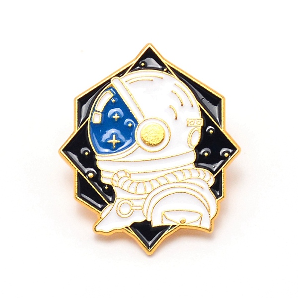 

PandaHall Astronaut Cartoon Enamel Pin, Zinc Alloy Enamel Brooch for Jacket Backpack Hat Pant Accessories, Black, 30.5x26x9.5mm Alloy+Enamel...