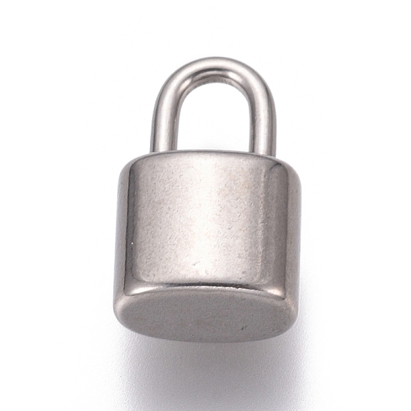 

PandaHall 304 Stainless Steel Pendants, Padlock, Silver, 13x8x5mm, Hole: 3x4.5mm 304 Stainless Steel Lock