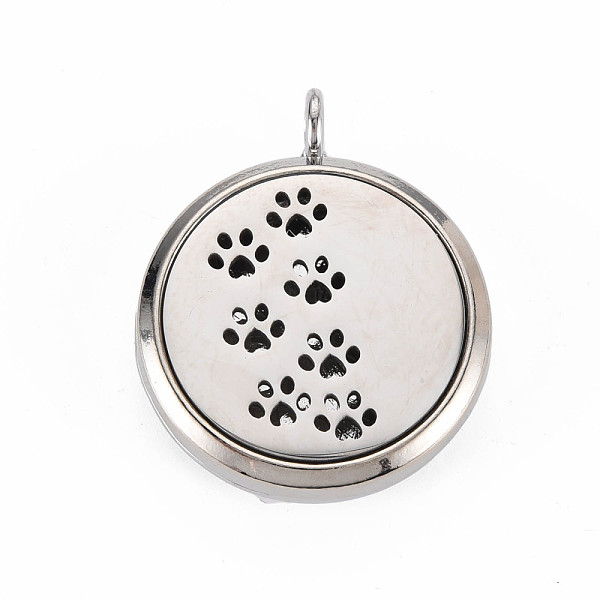 

PandaHall Alloy Diffuser Locket Pendants, with Stainless Steel Cover and Magnet, Magnetic, Cadmium Free & Nickel Free & Lead Free, Flat...