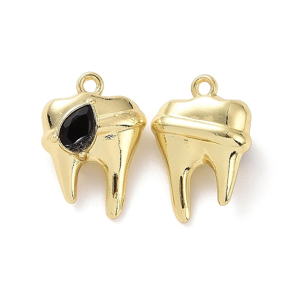 

PandaHall Rack Plating Alloy Glass Pendants, Cadmium Free & Lead Free & Nickle Free, Faceted, Tooth Charms with Teardrop, Light Gold, Black...