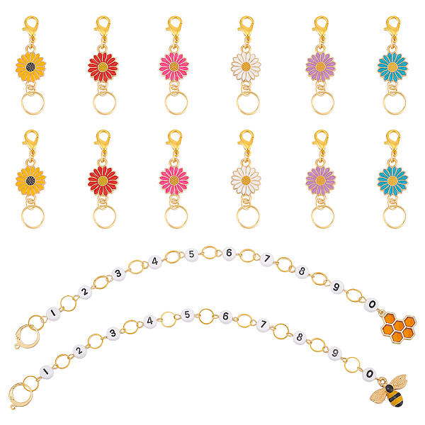DIY Bee Daisy Knitting Tool Sets