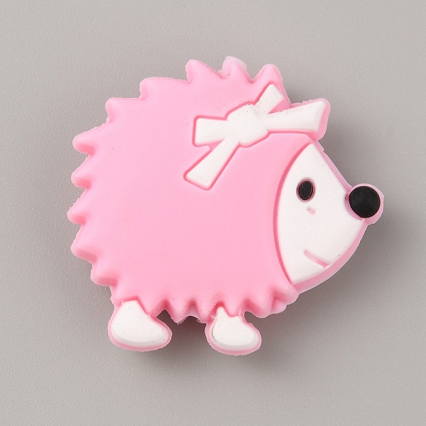

PandaHall Hedgehog Food Grade Eco-Friendly Silicone Beads, Chewing Beads For Teethers, DIY Nursing Necklaces Making, Pearl Pink, 31x33x10mm...