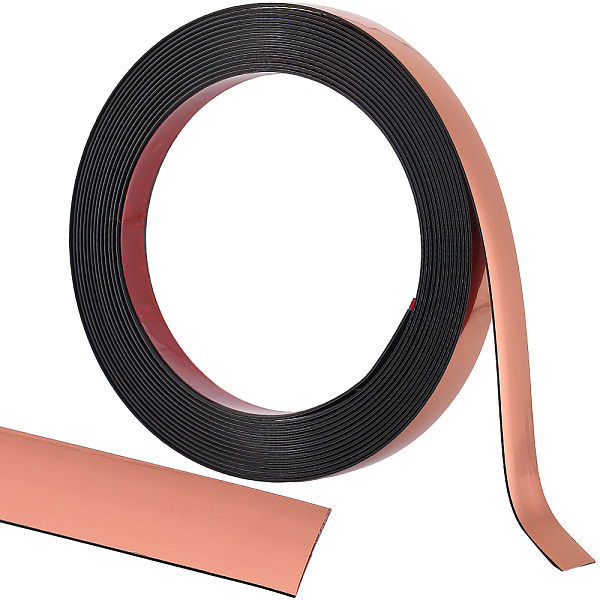 

PandaHall PVC Plastic Edge Banding, Adhesive Veneer Edge Trim for DIY Table, Cabinet, Furniture, Decorative Trim, Sandy Brown, 15x1.5mm...