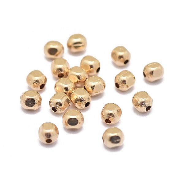 

PandaHall Yellow Gold Filled Beads, 1/20 14K Gold Filled, Cadmium Free & Nickel Free & Lead Free, Faceted, Oval, 3.2x2.6mm, Hole: 0.8mm...