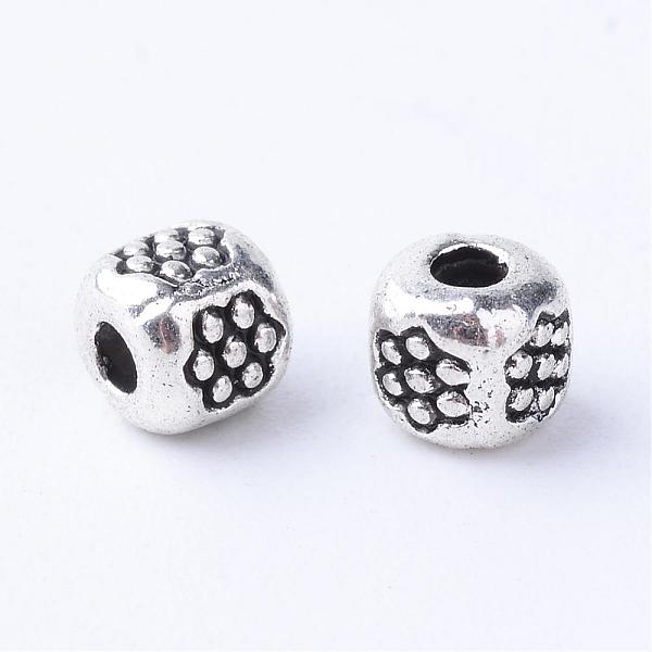 

PandaHall Tibetan Style Alloy Spacer Beads, Column, Cadmium Free & Lead Free, Antique Silver, 4x4x4mm, Hole: 1.5mm, about 4000pcs/1000g....