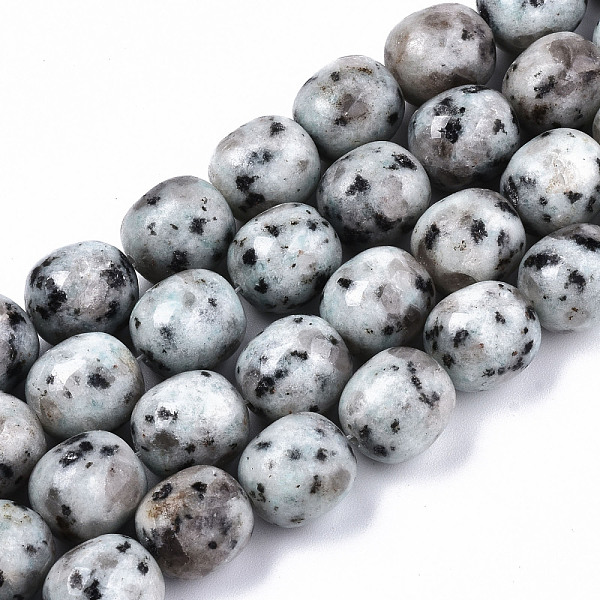 

PandaHall Natural Sesame Jasper/Kiwi Jasper Beads Strands, Barrel, 13x12mm, Hole: 1.2mm, about 24pcs/strand, 12.60 inch(32cm) Sesame Jasper...
