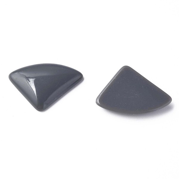 

PandaHall Opaque Acrylic Cabochons, Triangle, Gray, 19.5x28x5mm, about 354pcs/500g Acrylic Triangle Gray