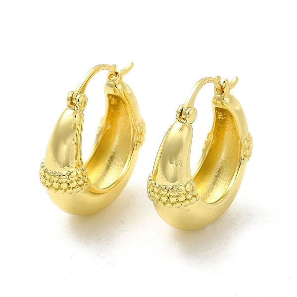 

PandaHall Brass Double Horn Hoop Earrings for Women, Light Gold, 22x21.5x7.5mm, Pin: 0.6~1x0.5mm Brass Arch