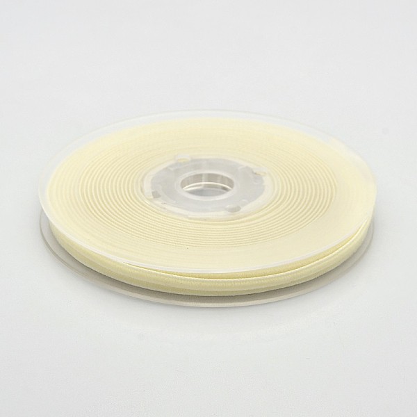 

PandaHall Polyester Velvet Ribbon for Gift Packing and Festival Decoration, Lemon Chiffon, 1/8 inch(4mm), about 100yards/roll(91.44m/roll)..., Yellow