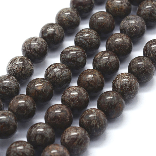 

PandaHall Snowflake Obsidian Gemstone Beads Strands, Natural, Round, Brown, 8mm in diameter, hole: 1mm, about 15~16 inch/strand, about...