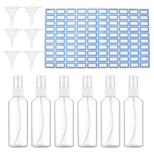 

PandaHall Gorgecraft Liquid Dispensing Kits, including 6Pcs Plastic Spray Bottles, with 6Pcs Plastic Funnels, 1Pc Label Paster, Mixed Color..., Multicolor