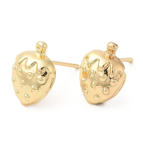 

PandaHall Strawberry Alloy Stud Earrings for Women, with 304 Stainless Steel Steel Pin, Cadmium Free & Lead Free, Light Gold, 12x9mm Alloy...