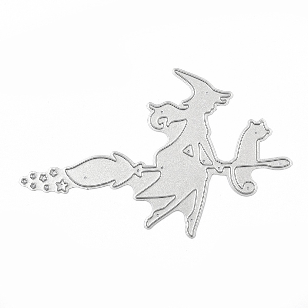 

PandaHall Halloween Witch Carbon Steel Cutting Dies Stencils, for DIY Scrapbooking/Photo Album, Decorative Embossing DIY Paper Card, Matte...