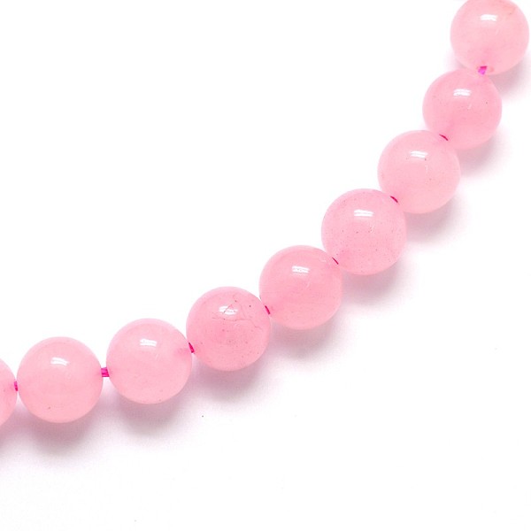 Natural Rose Quartz Round Beads Strands