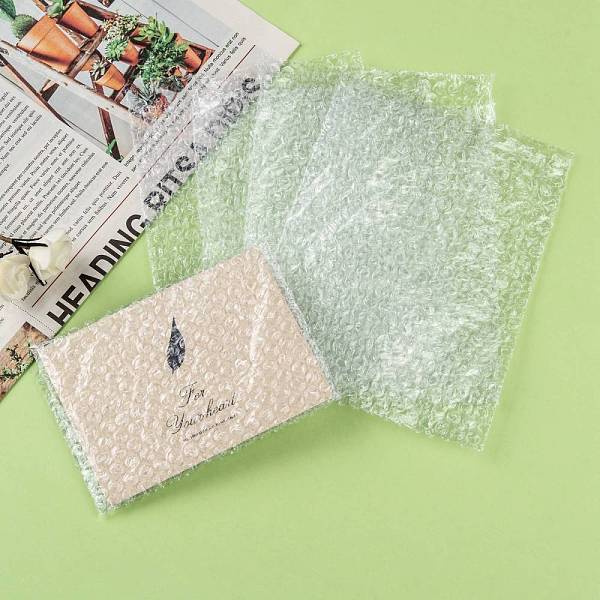 

PandaHall Plastic Bubble Out Bags, Bubble Cushion Wrap Pouches, Packaging Bags, Clear, 16x12cm Plastic None Clear