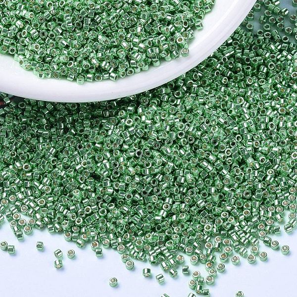 

PandaHall MIYUKI Delica Beads, Cylinder, Japanese Seed Beads, 11/0, (DB1844) Duracoat Galvanized Dark Mint Green, 1.3x1.6mm, Hole: 0.8mm...