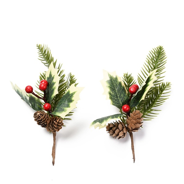 

PandaHall Plastic Artificial Winter Christmas Simulation Pine Picks Decor, for Christmas Garland Holiday Wreath Ornaments, Green, 205mm...