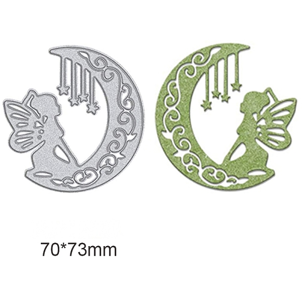 

PandaHall Carbon Steel Cutting Dies Stencils, for DIY Scrapbooking/Photo Album, Decorative Embossing DIY Paper Card, Fairy, Matte Platinum...