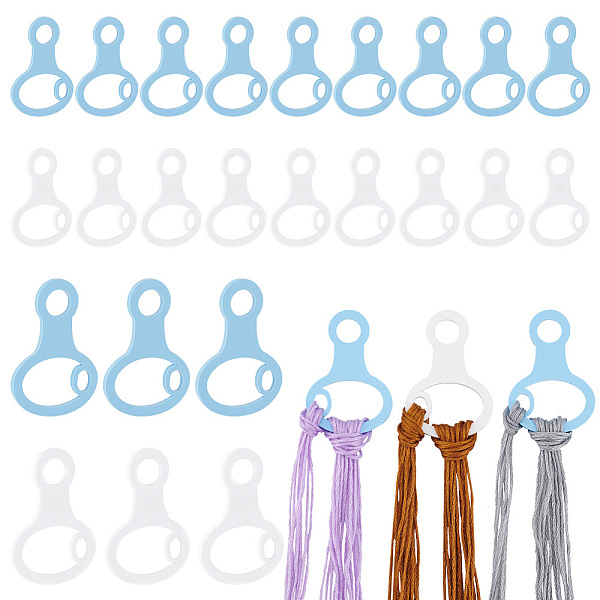 

PandaHall 30Pcs 2 Colors Acrylic Spool Floss Bobbins, Thread Winding Boards, for Cross Stitch Embroidery Cotton Thread Craft DIY Sewing..., Multicolor