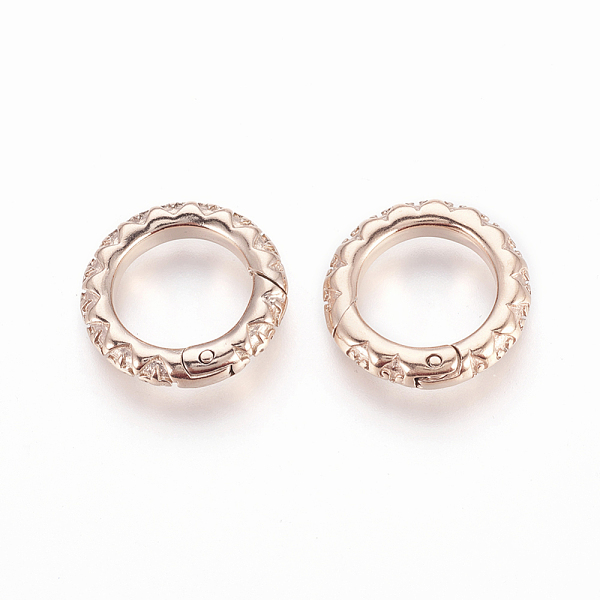 

PandaHall 304 Stainless Steel Spring Gate Rings, O Rings, Rose Gold, 21.5x3.5mm, Inner Diameter: 15mm 304 Stainless Steel