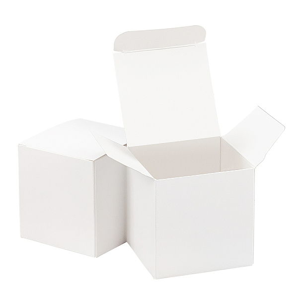 

PandaHall BENECREAT 50Pack White Gift Boxes Paper Boxes Crafting Cupcake Boxes 2.75x2.75x2.75 inch with Lids for Gift Wrapping, Birthday...