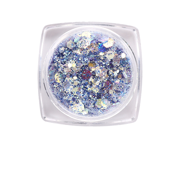 

PandaHall Shiny Nail Art Decoration Accessories, with Glitter Powder and Sequins, DIY Sparkly Paillette Tips Nail, Medium Slate Blue...