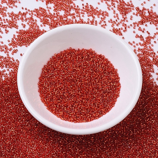 

PandaHall MIYUKI Delica Beads Small, Cylinder, Japanese Seed Beads, 15/0, (DBS0043) Silver Lined Red, 1.1x1.3mm, Hole: 0.7mm, about...