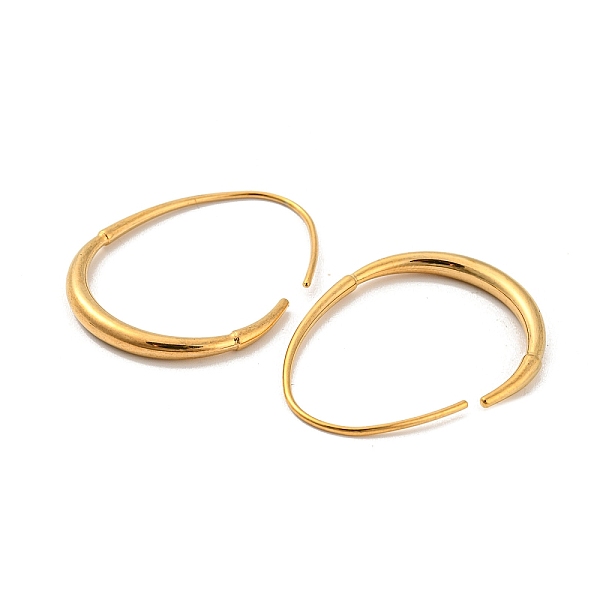 

PandaHall 304 Stainless Steel Dangle Earrings, Egg, Golden, 38.5x3mm 304 Stainless Steel Egg