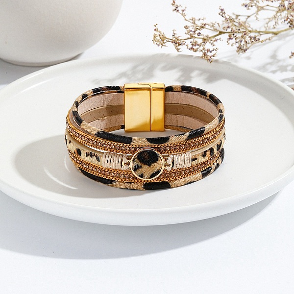Bracelets de multi-brins en cuir