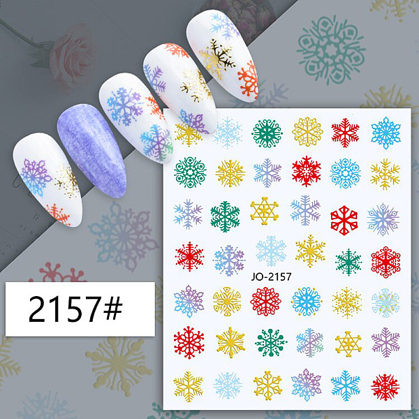 Weihnachtsmotiv Nail Art Aufkleber