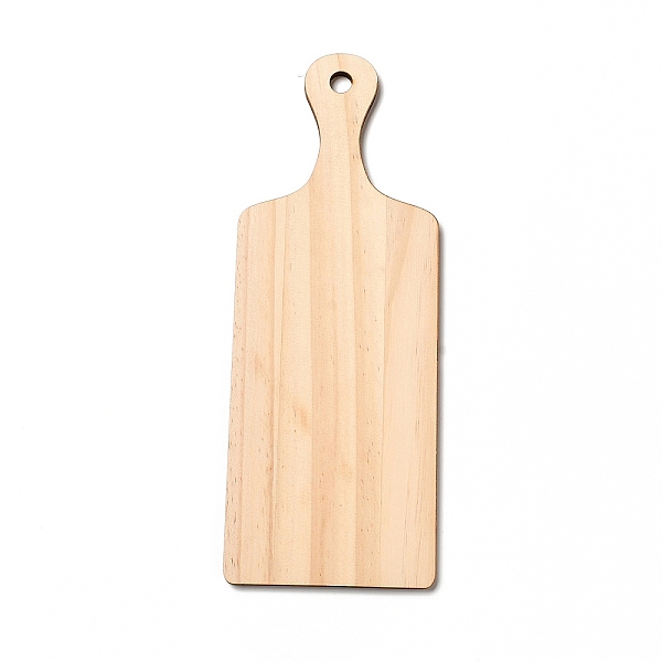 

PandaHall Wood Big Pendants, Geometric Charms, Undyed, Rectangle, 239x89x5mm, Hole: 10mm Wood Rectangle