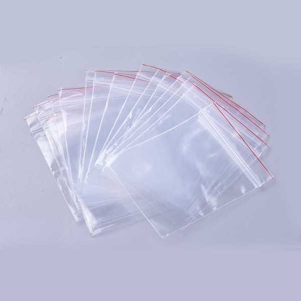 

PandaHall Zip Lock Bags, Resealable Bags, Top Seal, Self Seal Bag Bags, Clear, 6x4cm, Unilateral Thickness: 2.3 Mil(0.06mm) Polyethylene...