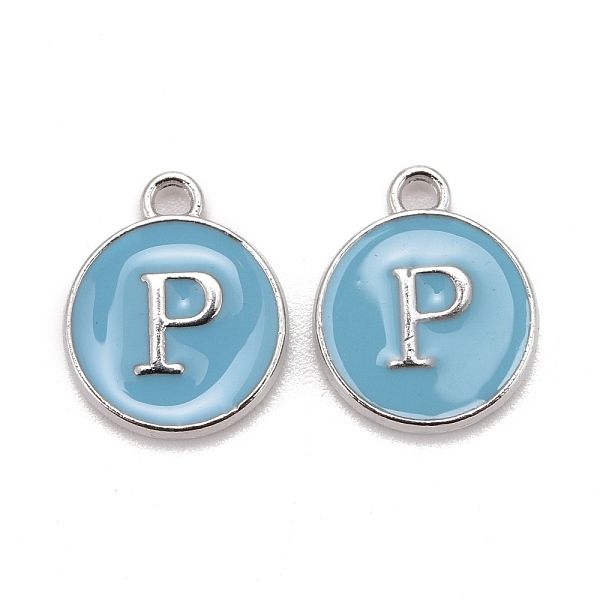 Platinum Plated Alloy Enamel Charms