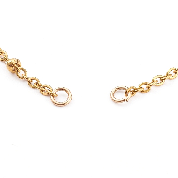 

PandaHall 304 Stainless Steel Cable Chains Bracelets Making, with Lobster Claw Clasps and Jump Rings, Golden, 6-1/4 inch(15.8cm) 304...