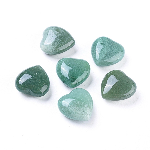 Natural Green Aventurine Heart Love Stone