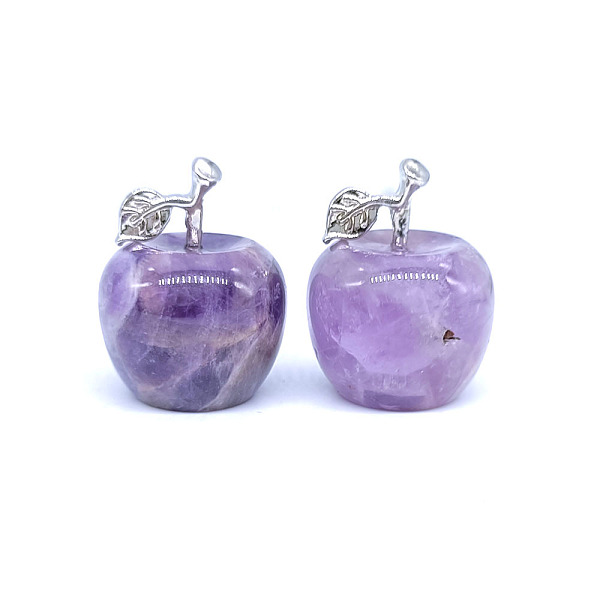 Natürliche Apfel-Amethyst-Ausstellungsdekorationen