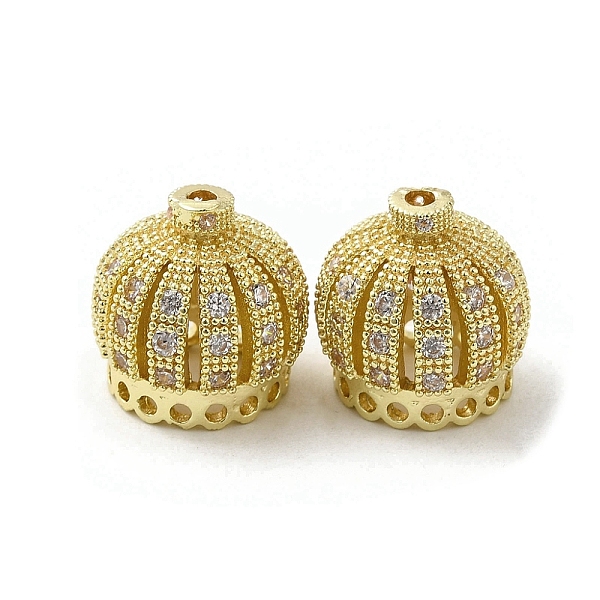 

PandaHall Rack Plating Brass Pendant Bails, Tassel Cap Bails, Long-Lasting Plated, Lead Free & Cadmium Free, Golden, 13.5x13mm, Hole: 1.6mm...