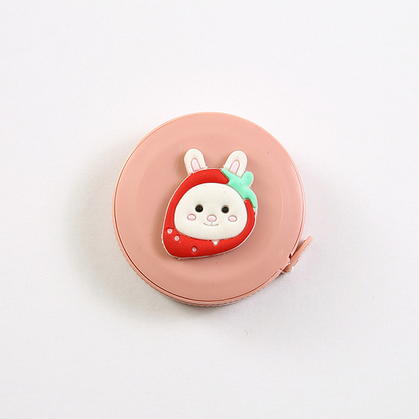 Catoon Rabbit With Strawberry Metric & Imperial Soft Tape Measure