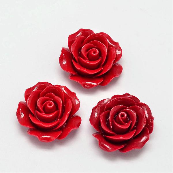 

PandaHall Dyed Synthetical Coral Beads, Flower, Red, 25~27x13~15mm, Hole: 1mm Synthetic Coral Flower Red