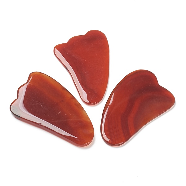 

PandaHall Dyed & Heated Natural Agate Gua Sha Boards, Scraping Massage Tools, Gua Sha Facial Tools, Wing, 94~95.5x56~57.5x4.2~7mm Natural...
